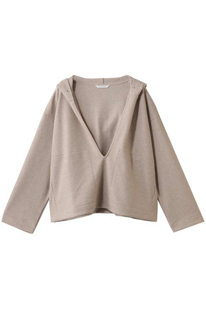 プレインピープル/PLAIN PEOPLEのマットフィニッシュウールジャージフーディ(110100/110105)