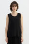 【予約販売】ウールメッシュタンクトップ プレインピープル/PLAIN PEOPLE ブラック