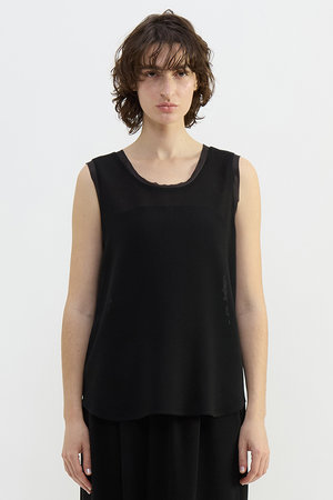 プレインピープル/PLAIN PEOPLEの【予約販売】ウールメッシュタンクトップ(110100/110101)