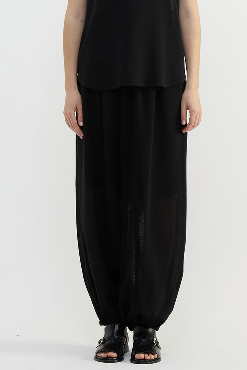 プレインピープル/PLAIN PEOPLEの【予約販売】ウールメッシュバルーンカットパンツ(ブラック/A1561FP 207)