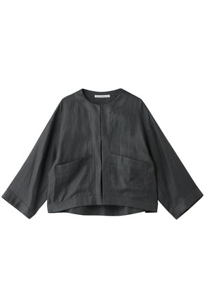 プレインピープル/PLAIN PEOPLEのリネンオックスショートジャケット(110800/110801)