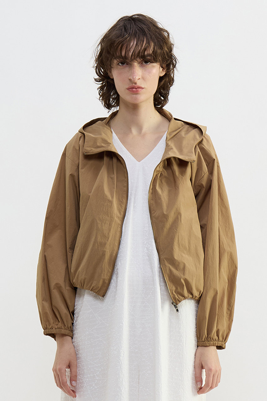 プレインピープル/PLAIN PEOPLEの【予約販売】コットンナイロンワッシャーバルーンフーディーブルゾン(キャメル/A1561FJ 454)