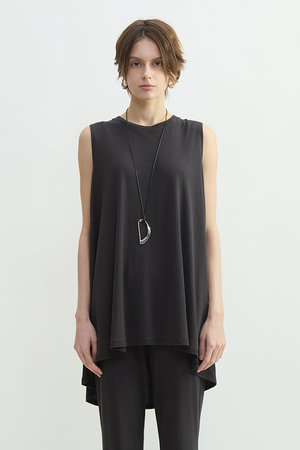 プレインピープル/PLAIN PEOPLEの【予約販売】スーピマヘンプジャージーフレアチュニック(110500/110505)