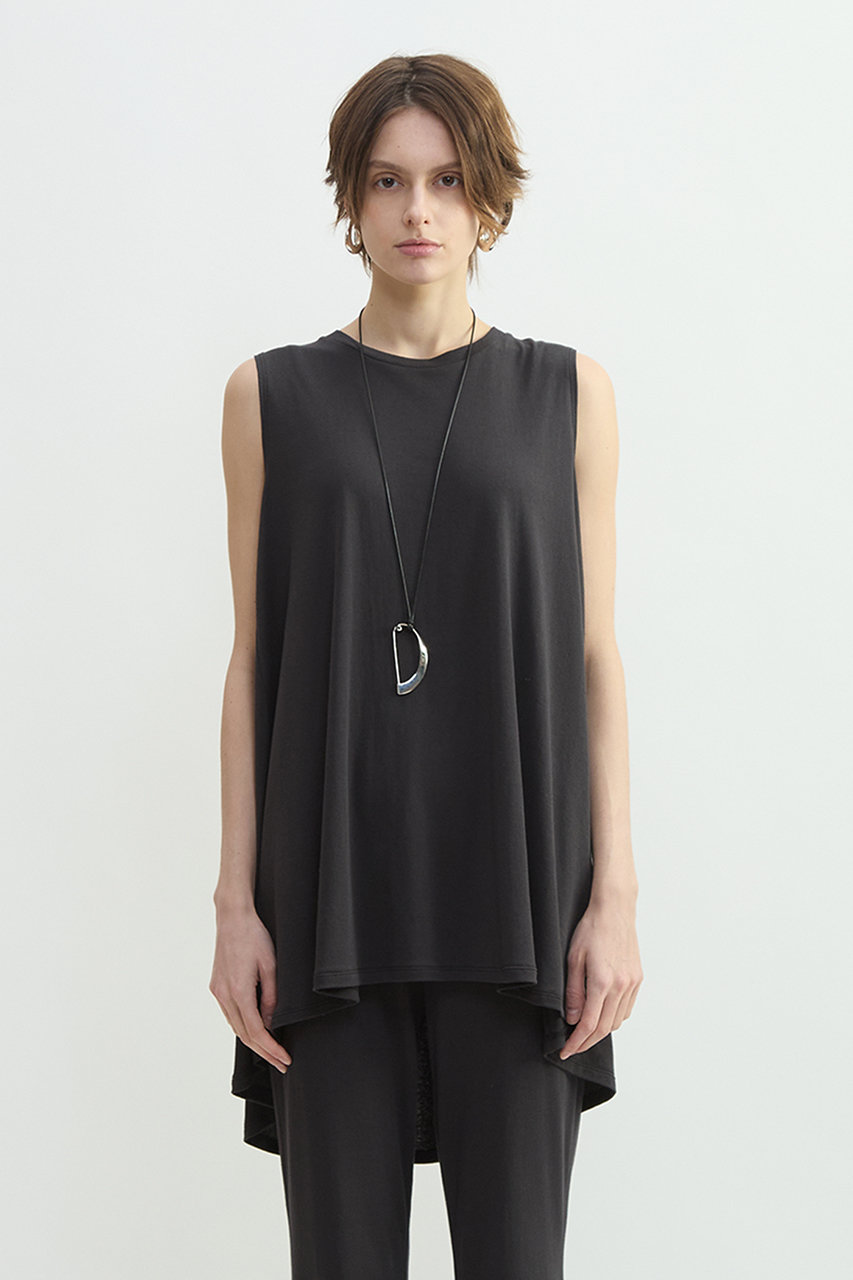 プレインピープル/PLAIN PEOPLEの【予約販売】スーピマヘンプジャージーフレアチュニック(グレー/A1561UTS432)