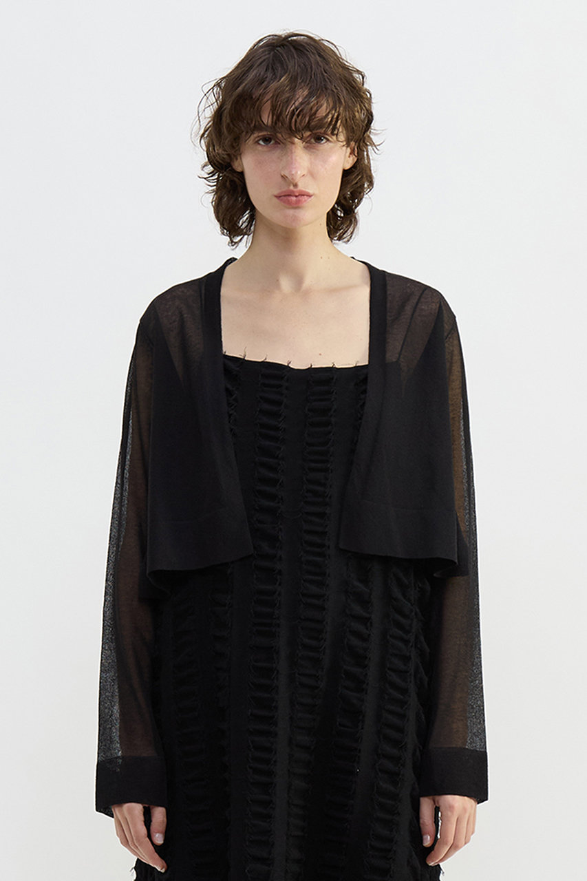 プレインピープル/PLAIN PEOPLEの【予約販売】LOSEYショートカーディガン(ブラック/A1561KCD308)