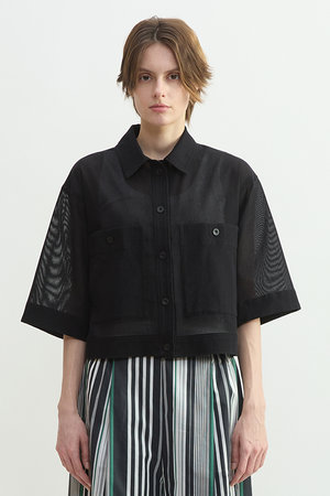 プレインピープル/PLAIN PEOPLEの【予約販売】メッシュジャージシャツジャケット(110800/110801)