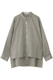 80タイプライター/CALVIAストライプレギュラーカラーシャツ
