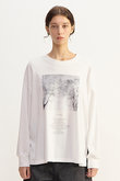 コットン天竺フォトプリントＴシャツ