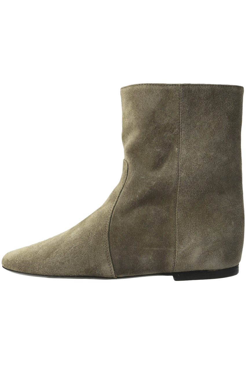 SALE 【60%OFF】 PLAIN PEOPLE プレインピープル 【CORSO ROMA9】スエードショートブーツ カーキ