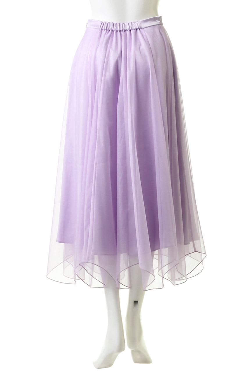 The Virgnia ザ ヴァージニア ラメシアーチュールスカート オフホワイト の通販 Elleshop エル ショップ