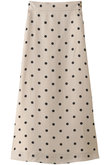 ドットロングスカート