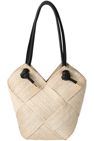 ヴィオラドーロ/VIOLAd'OROのMIRO アバカメッシュショルダートート