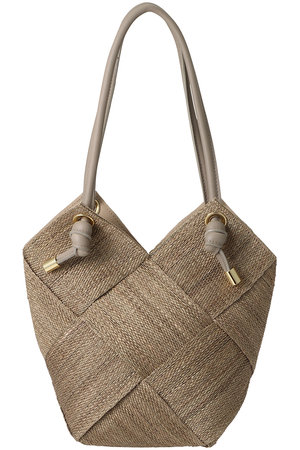 ヴィオラドーロ/VIOLAd'OROのMIRO アバカメッシュショルダートート