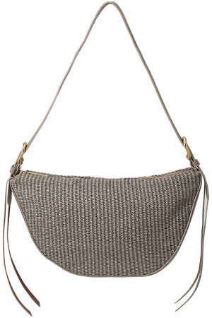 ヴィオラドーロ/VIOLAd'OROのSANDRO ラフィア調ラウンドワンショルダーバッグ