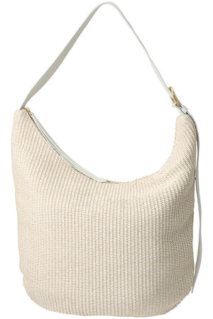 ヴィオラドーロ/VIOLAd'OROのSANDRO ラフィア調ワンショルダーバッグ