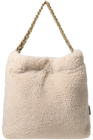 ELMO フェイクムートンチェーンショルダートート S