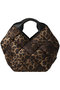 ELMO レオパード柄ナイロンメッシュハンドバッグ ヴィオラドーロ/VIOLAd'ORO