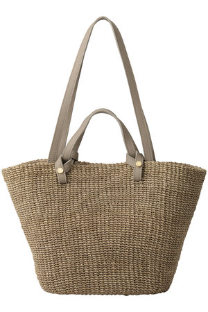 ヴィオラドーロ/VIOLAd'OROのMIRO アバカ2wayトートバッグ(120500/120501)