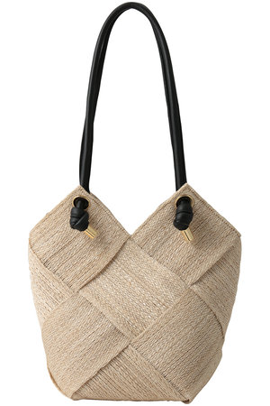 ヴィオラドーロ/VIOLAd'OROのMIRO アバカメッシュショルダートート(120500/120501)