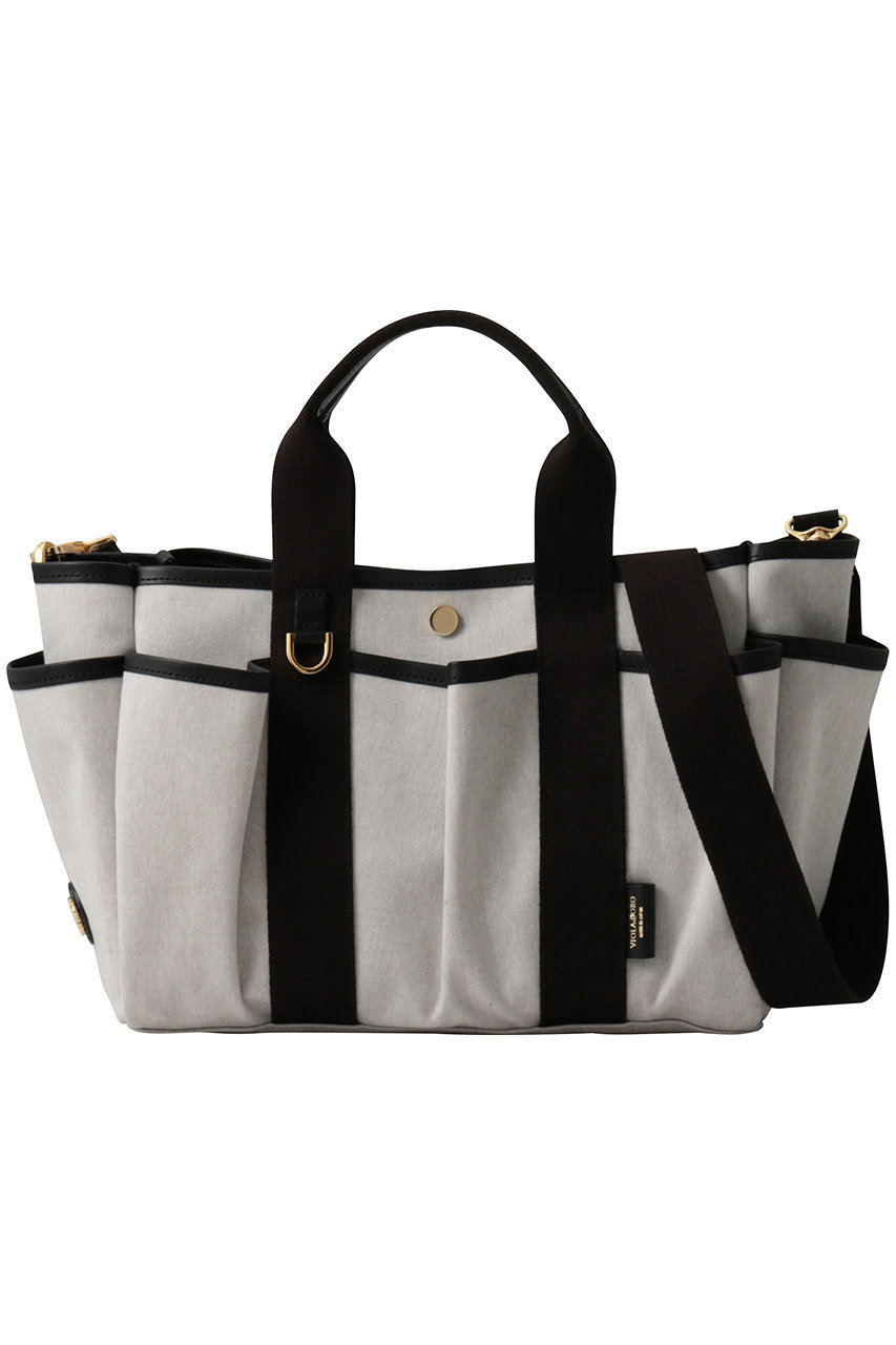 ヴィオラドーロ/VIOLAd'OROのCAMPER ガーデントート(キャンバス×ブラック/V-2292)