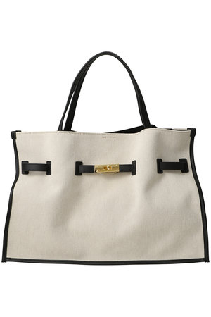 ヴィオラドーロ/VIOLAd'OROのBRUNO キャンバスコンビトートバッグ L(120200/120201)