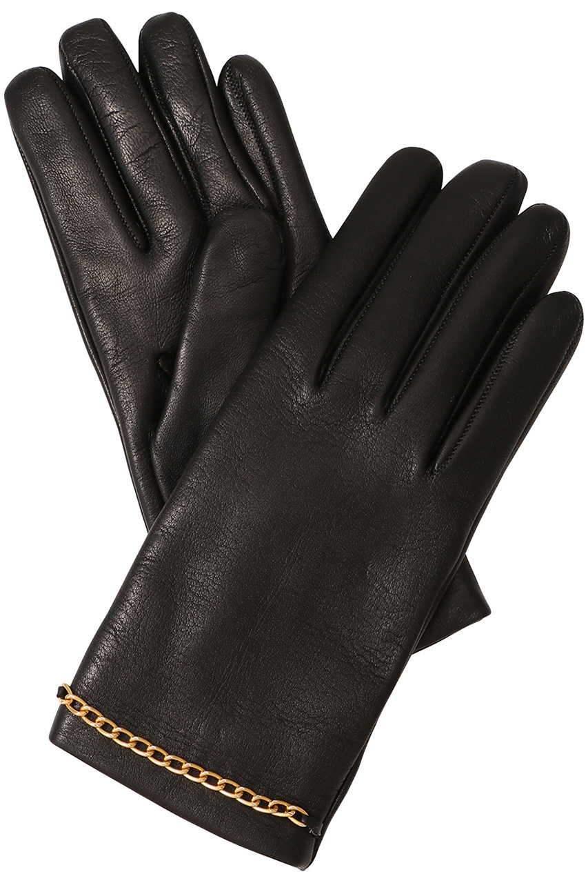 ALPO(アルポ)｜チェーン付きレザーグローブ/ブラック の通販｜ELLESHOP