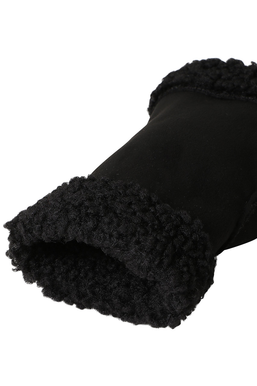 ALPO(アルポ)｜フェイクムートンフィンガーレスグローブ/ブラック の