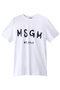 【MEN】ロゴTシャツ エムエスジーエム/MSGM ホワイト