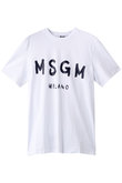 MSGM(エムエスジーエム)｜【MEN】ロゴTシャツ/ブラック の通販