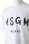【MEN】ロゴTシャツ エムエスジーエム/MSGM