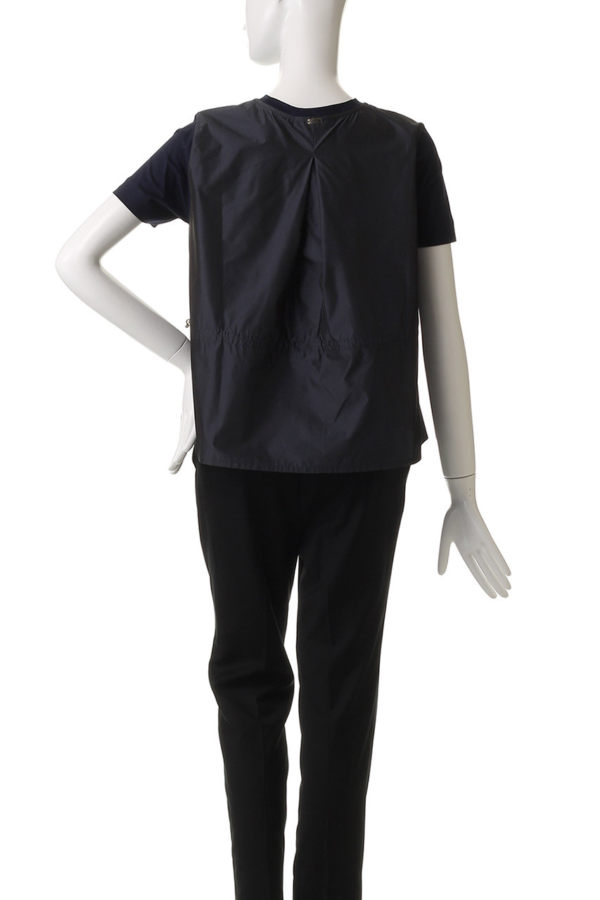 HERNO(ヘルノ)|サイド ドローストリング デザインTシャツ HERNO(ヘルノ)|サイド ドローストリング デザインTシャツ
