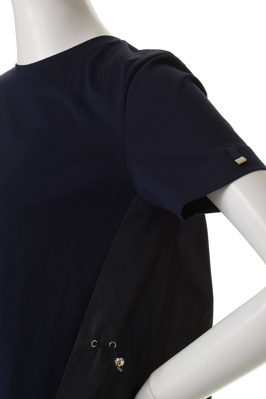 HERNO(ヘルノ)｜サイド ドローストリング デザインTシャツ