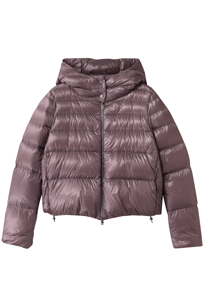 HERNO はっ水ナイロン ダウンブルゾン (レッド, 40) ヘルノ ELLE SHOP HERNO はっ水ナイロン ダウンブルゾン (レッド, 40) ヘルノ ELLE SHOP