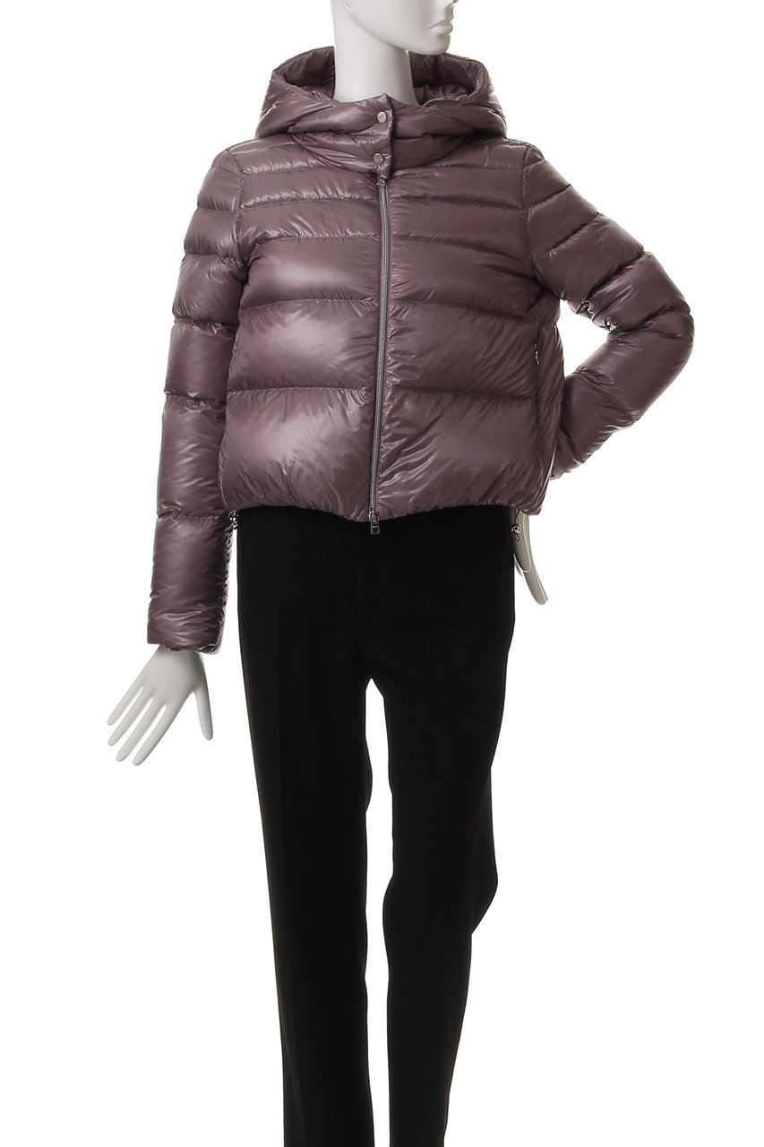 HERNO(ヘルノ)｜はっ水ナイロン ダウンブルゾン/レッド の通販