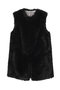 フェイクファー ベスト ヘルノ/HERNO ブラック
