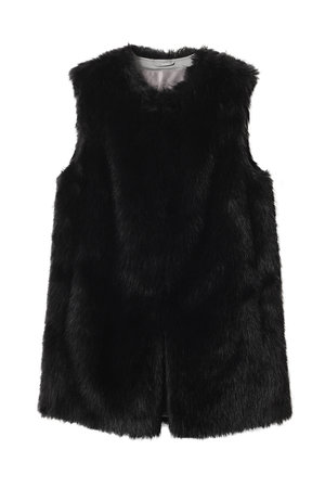 ヘルノ/HERNOのフェイクファー ベスト(110800/110806)