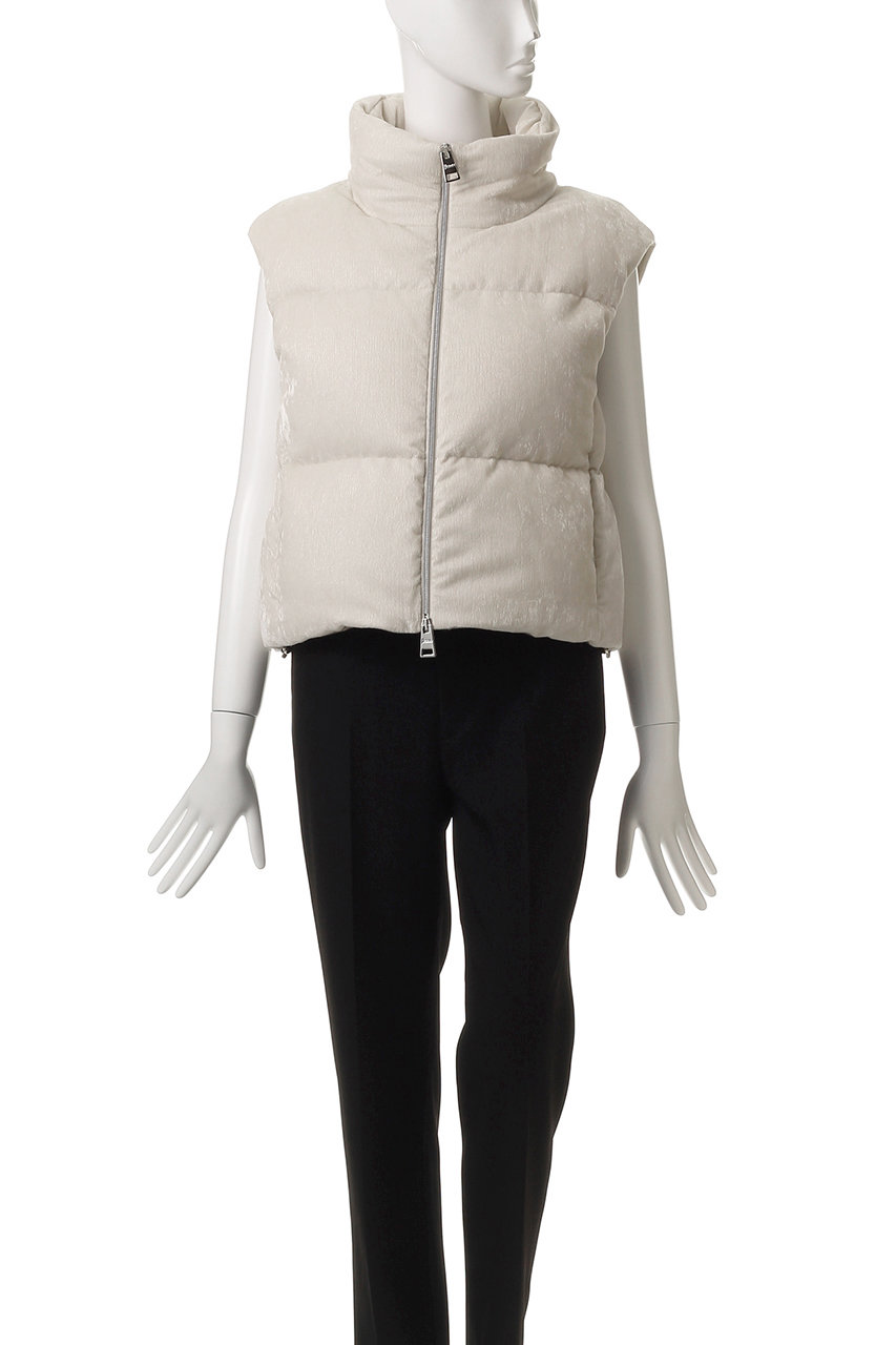 HERNO(ヘルノ)｜ブライト コーデュロイ ベスト/アイボリー の通販