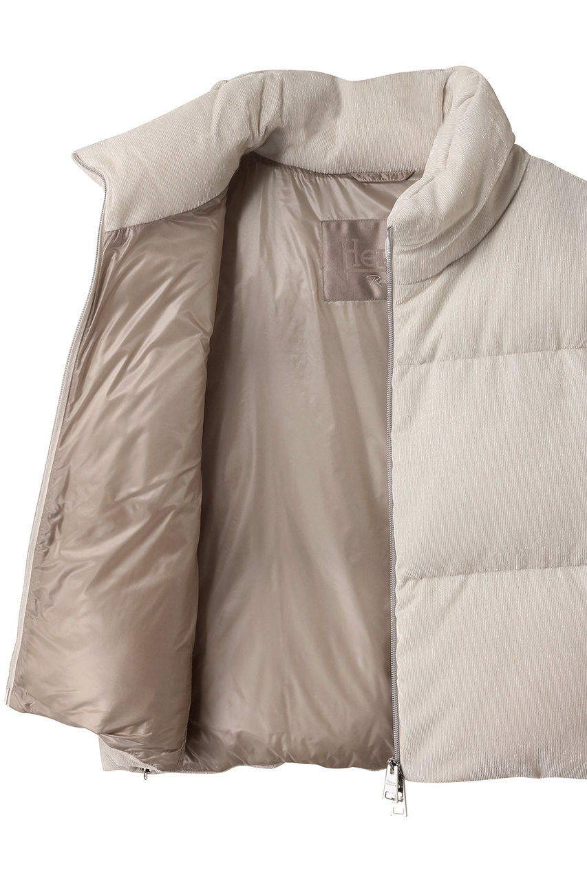 HERNO(ヘルノ)｜ブライト コーデュロイ ベスト/アイボリー の通販