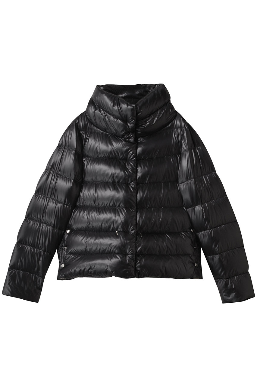 HERNO ナイロンダウンブルゾン (ブラック, 40) ヘルノ ELLE SHOP HERNO ナイロンダウンブルゾン (ブラック, 40) ヘルノ ELLE SHOP
