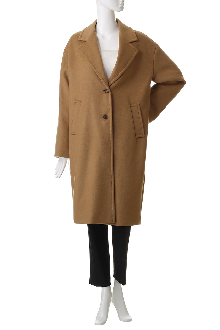 HERNO(ヘルノ)｜ウール中綿コンビ コート/キャメル の通販｜ELLESHOP