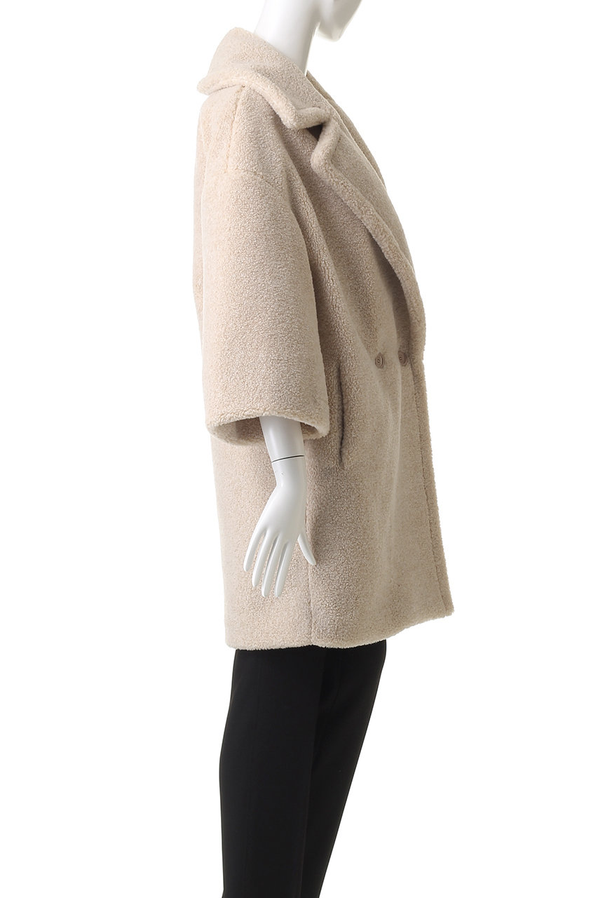 HERNO(ヘルノ)｜ボアコート/ホワイト の通販｜ELLESHOP・(エル