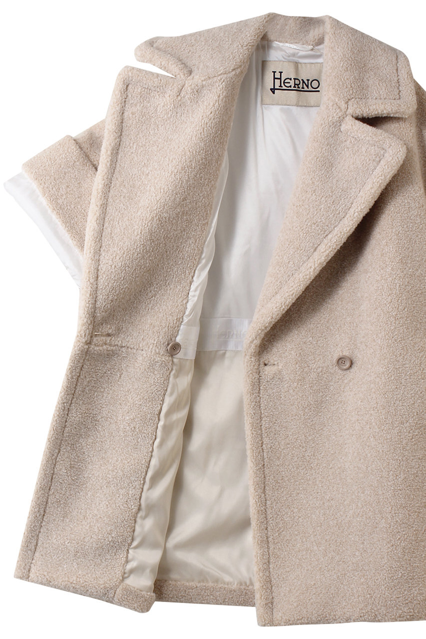 HERNO ボアコート 24AW HERNO ヘルノ シングルコート/ボアコート【大きいサイズあり