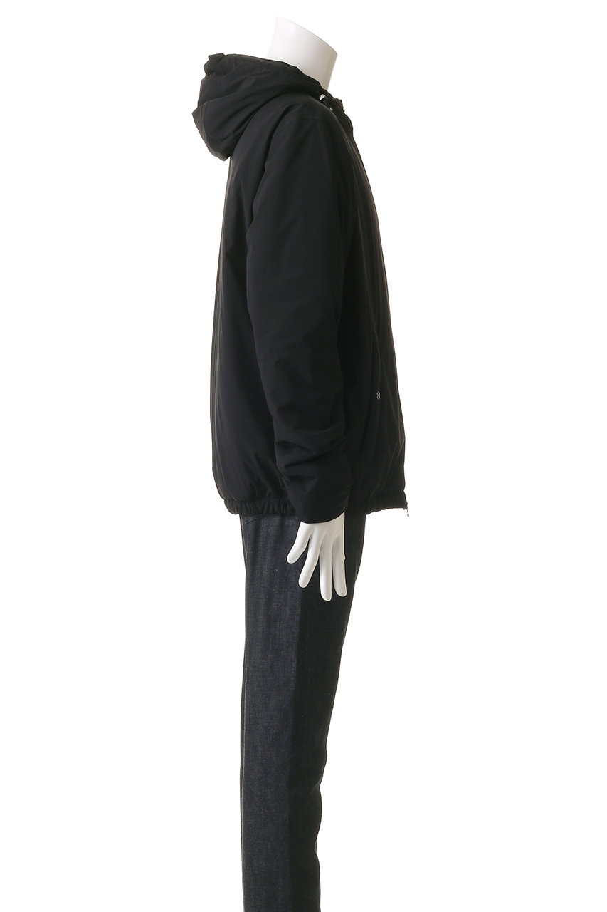 HERNO(ヘルノ)｜【MEN】はっ水ナイロン フーディー ブルゾン/ブラック