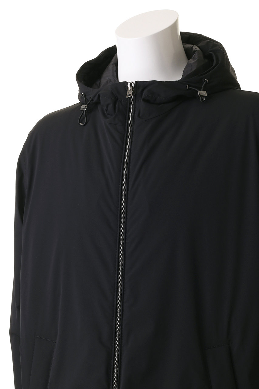 HERNO(ヘルノ)｜【MEN】はっ水ナイロン フーディーコート