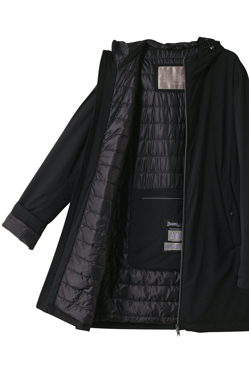 HERNO(ヘルノ)｜【MEN】はっ水ナイロン フーディーコート