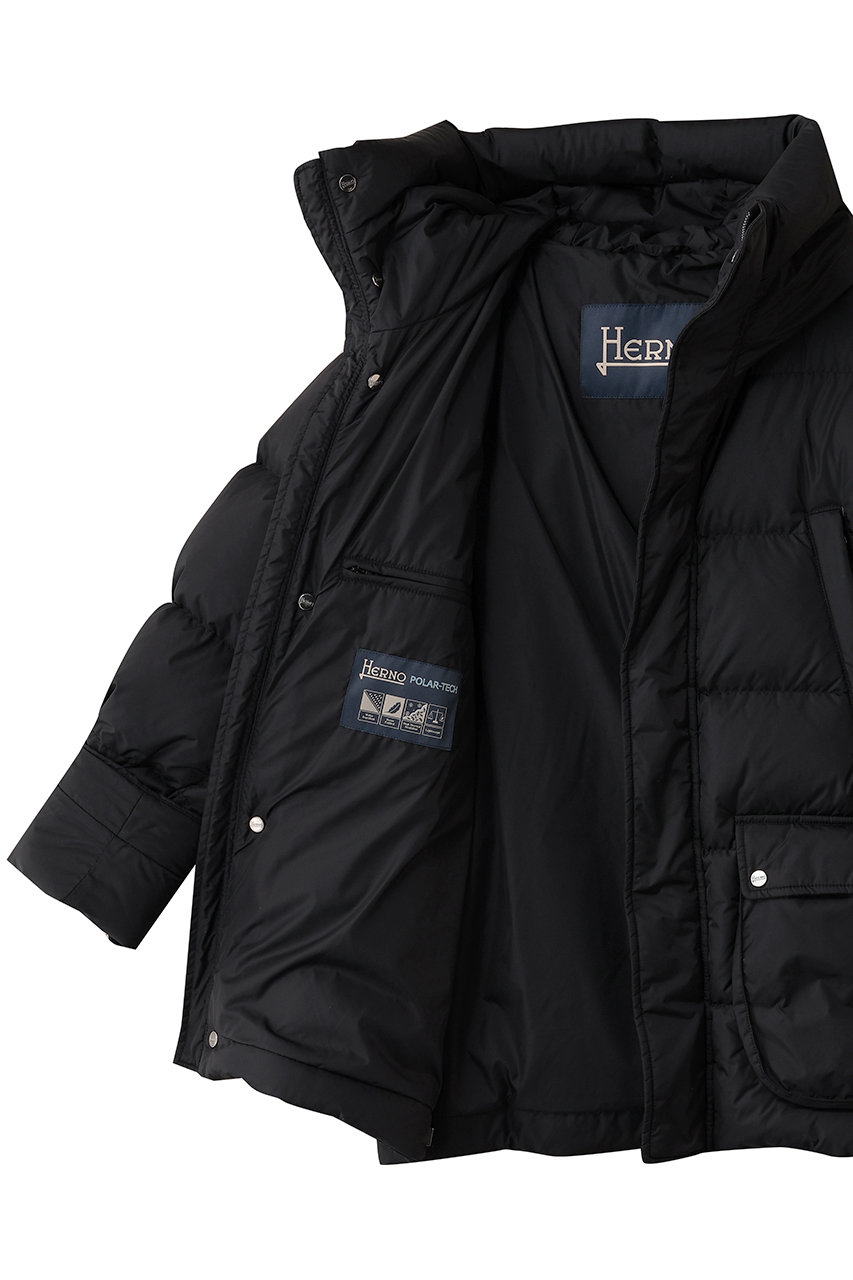 HERNO(ヘルノ)｜【MEN】はっ水ナイロン ダウンフーディーブルゾン