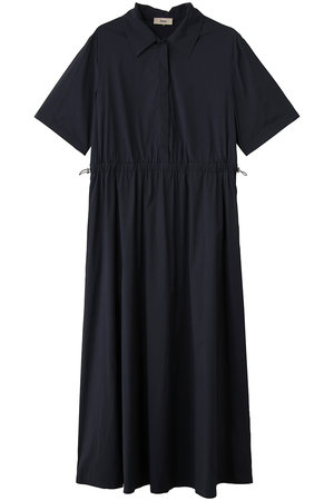 ヘルノ/HERNOのウエストギャザー ストレッチナイロン ワンピース(110500/110503)