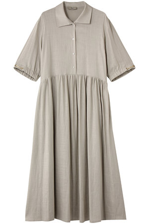 ヘルノ/HERNOのレーヨンリネンシャツワンピース(110500/110503)