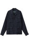 【MEN】リネンシャツジャケット ヘルノ/HERNO ネイビー