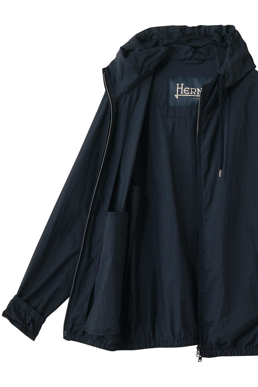 HERNO(ヘルノ)｜【MEN】ナイロンフーディーブルゾン/ネイビー の通販
